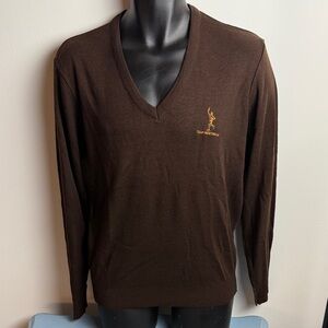 Slazenger Dark Brown V-Neck Sweater